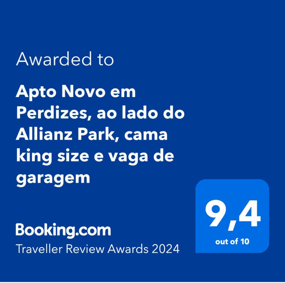 Apto Novo E Confortavel Em Perdizes, Ao Lado Do Allianz Park, Cama King Size Сао Паоло Екстериор снимка